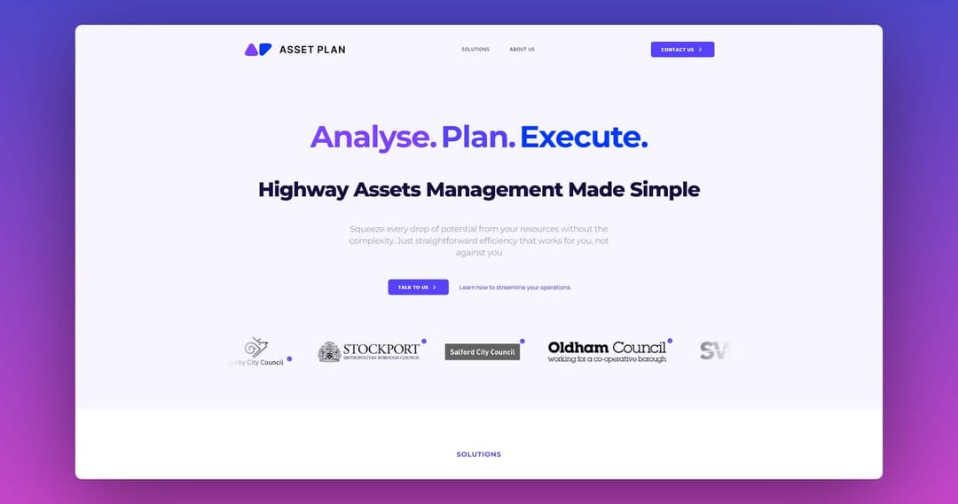 Sito Web di Asset Plan